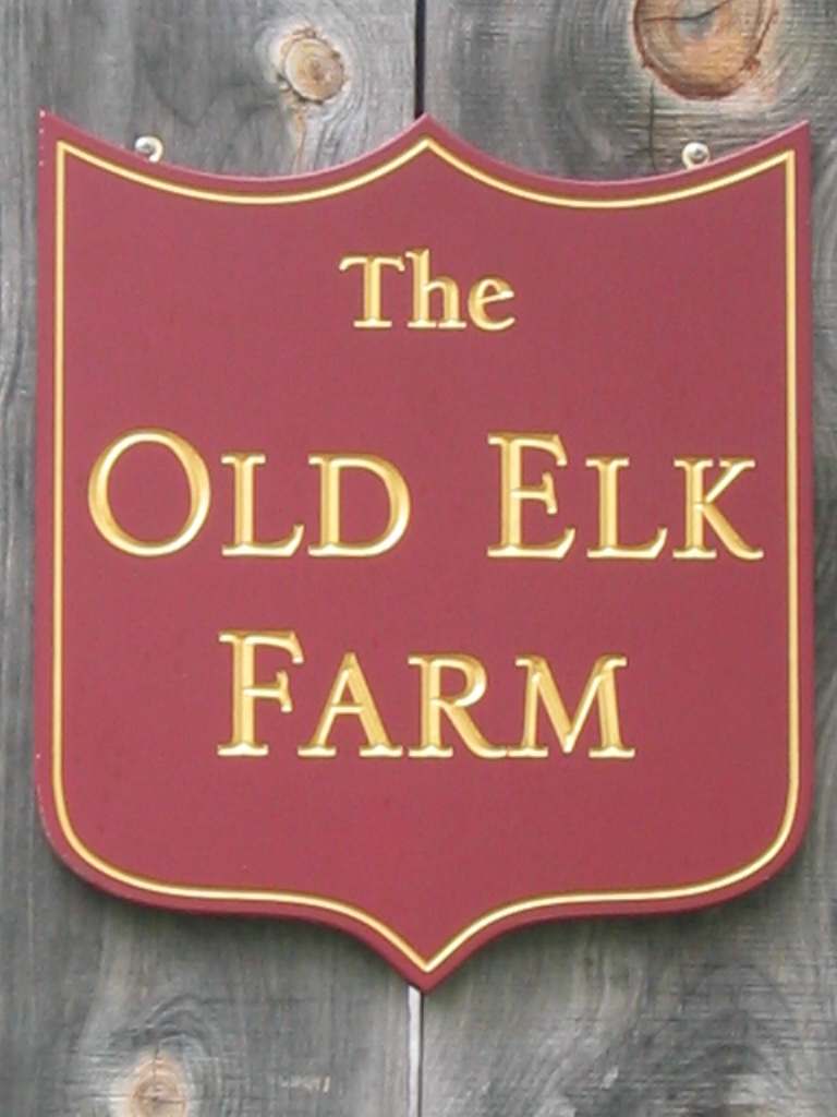Old Elk Farm Sign