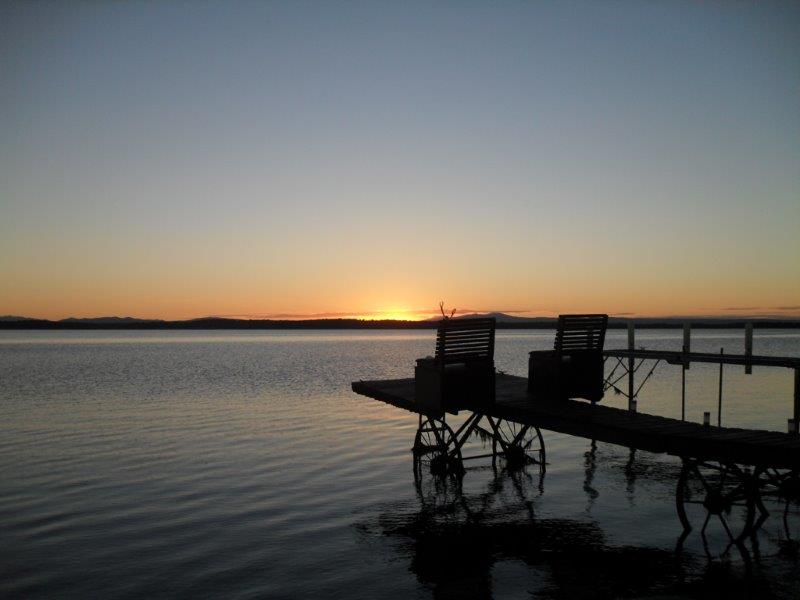 Sunset, Dock